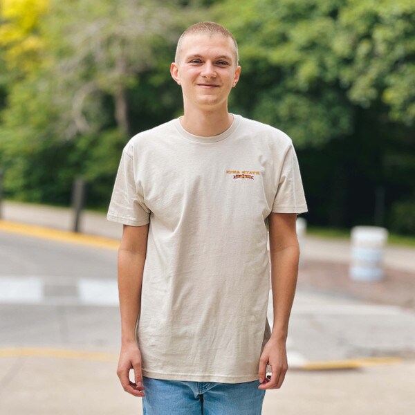 Uscape I-State Football Cream Short Sleeve T-Shirt